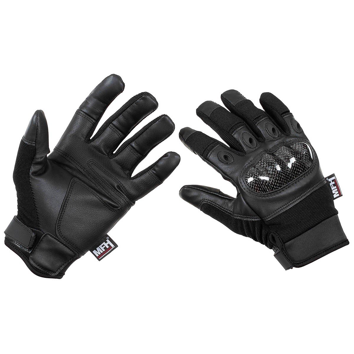 Gants Tactical Outdoor, "Mission" noir