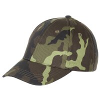 Cappello BB per bambini, con visiera, misura regolabile, M 95 CZ camouflage