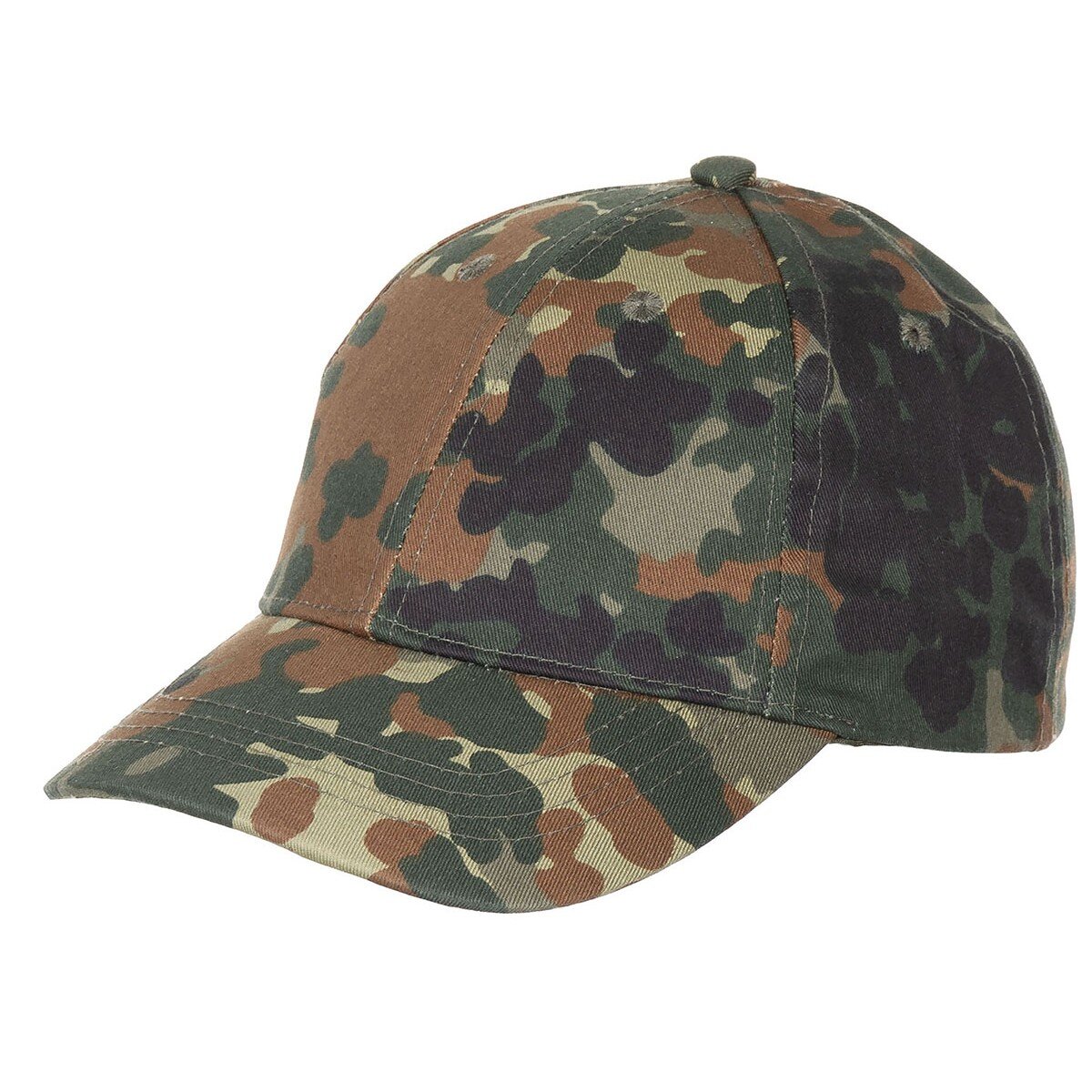 Kids BB Cap, with visor, size-adjustable, BW camo