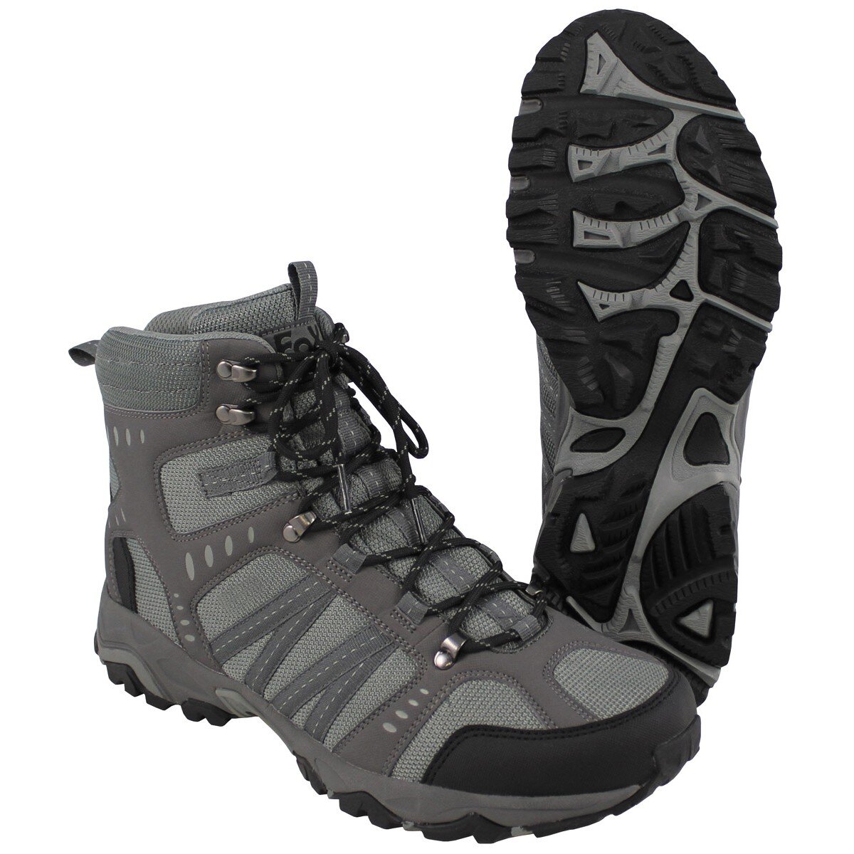 Trekking-Schuhe grau hoch