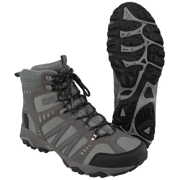 Scarpe da trekking grigie alte