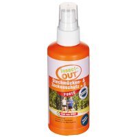 Insect-OUT, 100 ml, repellente per zanzare e zecche +G