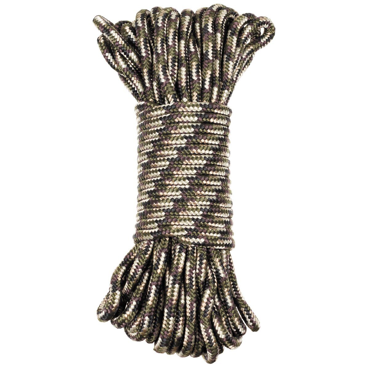 Rope, camo, 5 mm, 15 meters