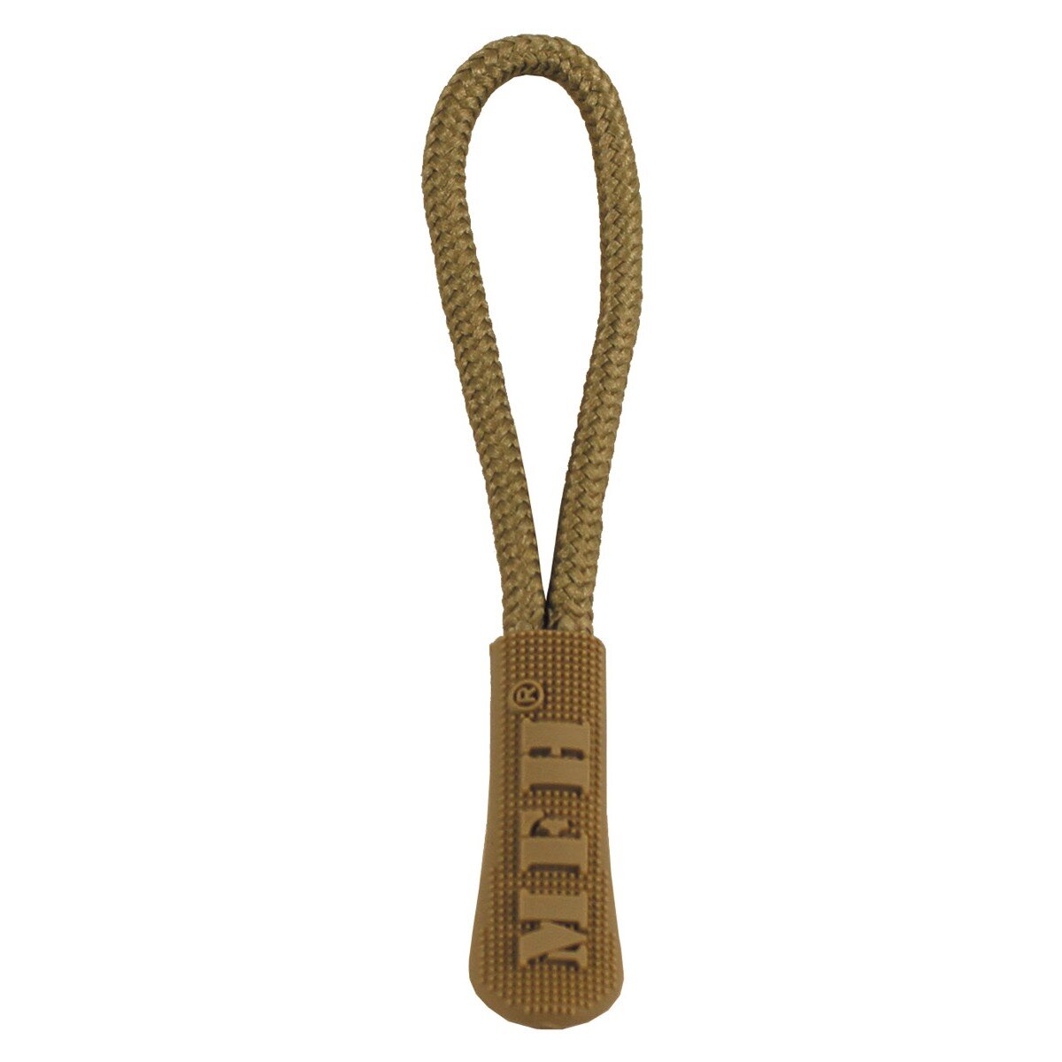 Zip Puller, coyote tan, 10 pcs./pack