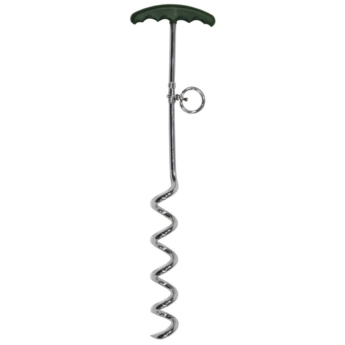 Spiral Tent Peg, Metal, with plastic handle, ca. 45 cm