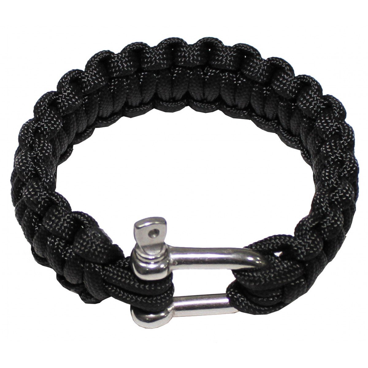 Bracelet, "Parachute Cord", black, width ca....