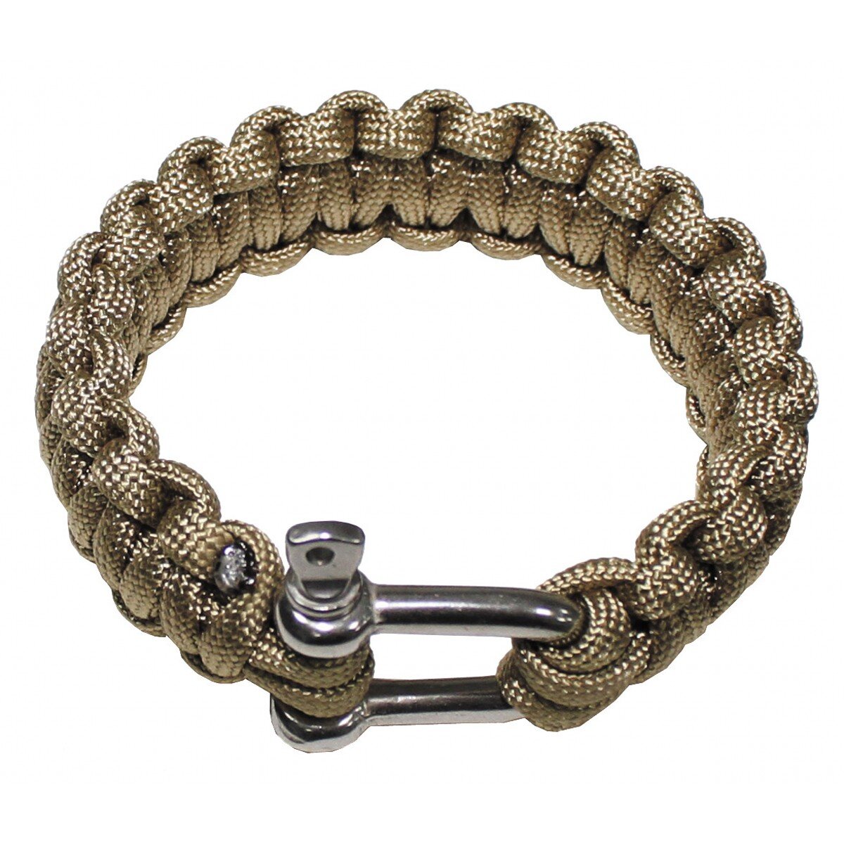 Bracciale, "Parachute Cord", coyote tan,...