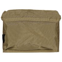 Borsa da campeggio multiuso, tan coyote, Mission III, sistema a velcro