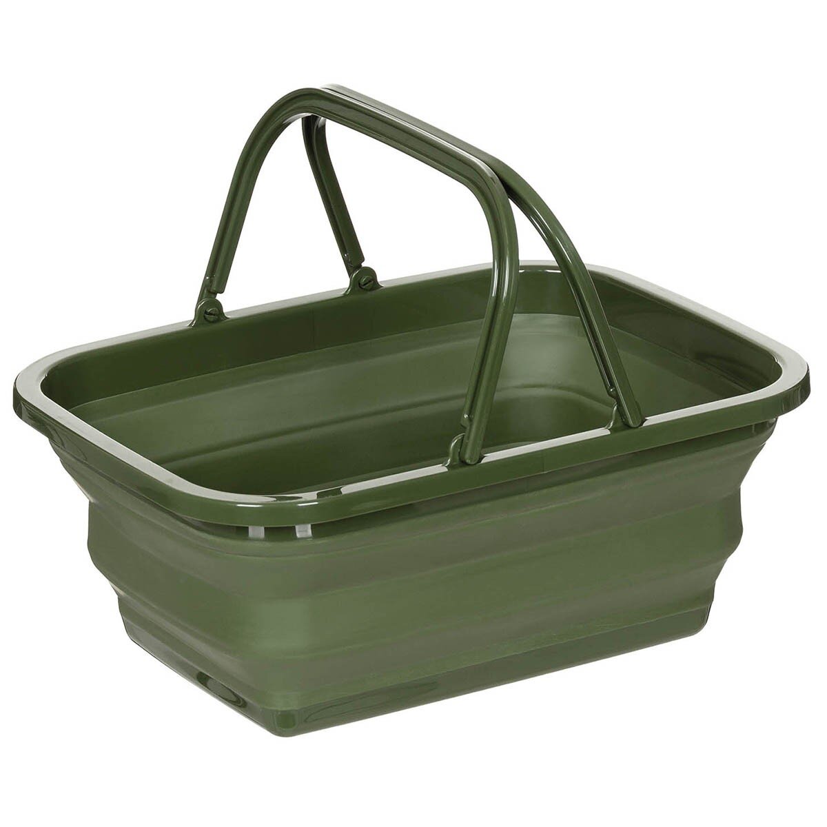 Folding Basket, OD green, 9 l