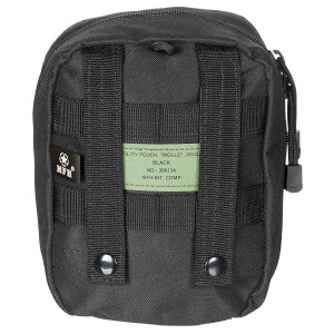 Borsa multiuso da campeggio, "MOLLE", piccola, nera