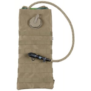 Sistema di idratazione, "MOLLE", 2,5 l, con sacca in TPU, marrone coyote