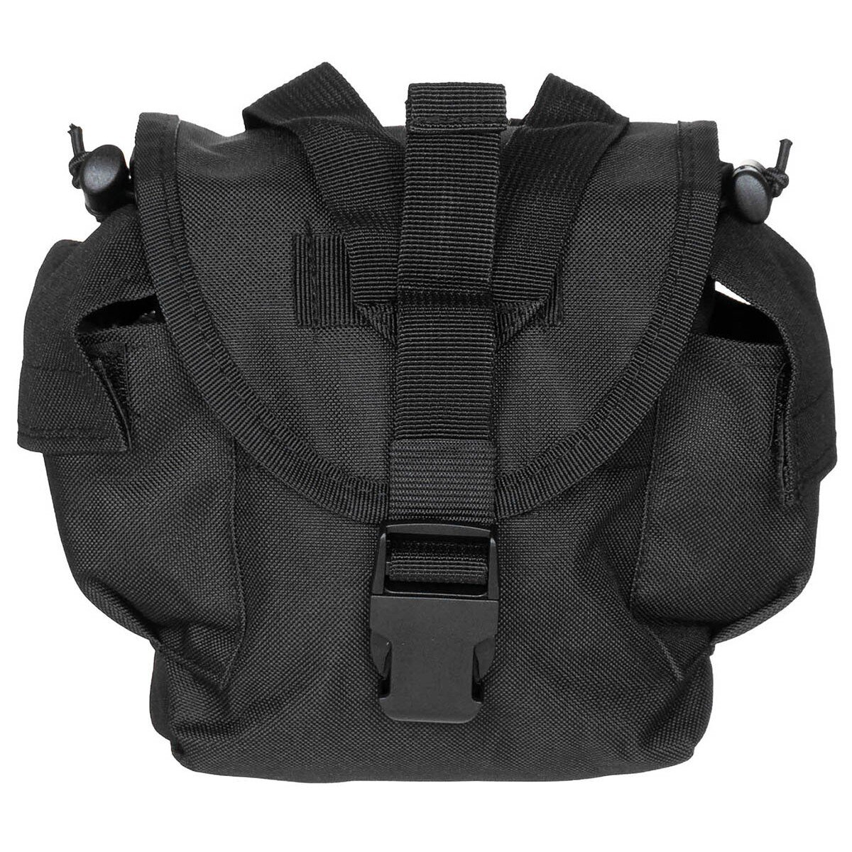 Trinkflaschen Tasche, "MOLLE", schwarz