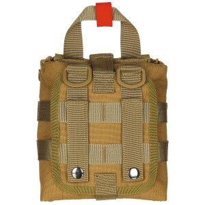 Borsa, pronto soccorso, piccola, MOLLE, marrone coyote