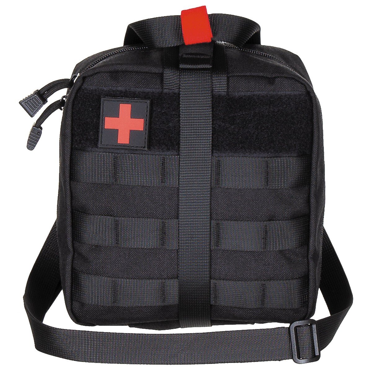 Borsa, pronto soccorso, grande, MOLLE, nera