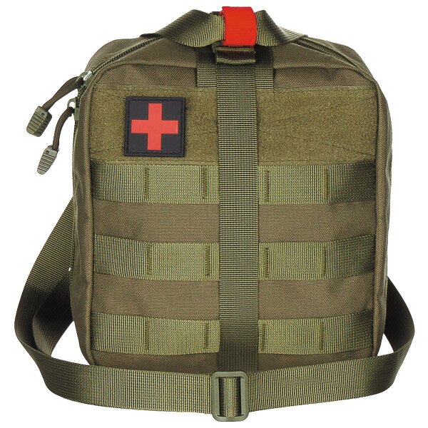 Borsa, pronto soccorso, grande, MOLLE, oliva