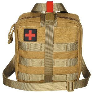 Borsa, pronto soccorso, grande, MOLLE, marrone coyote