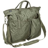 Borsa per elmetto da aviatore Trekking Bundeswehr, con tracolla, oliva