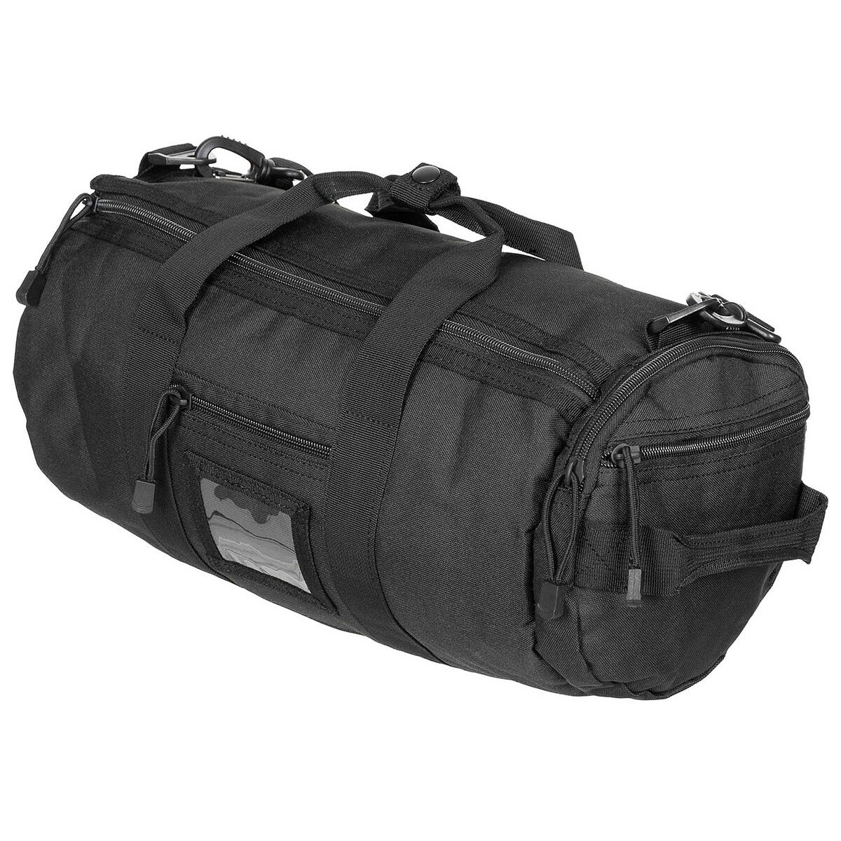 Camping Einsatztasche, rund, "MOLLE", schwarz