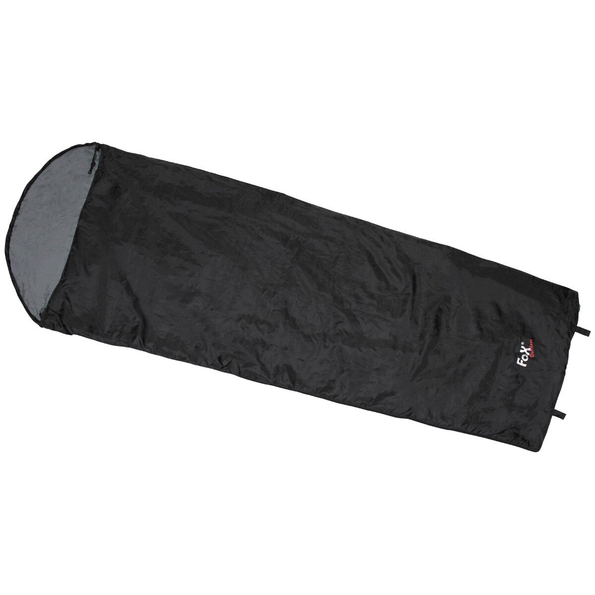 Trekking Schlafsack, "Extralight", schwarz