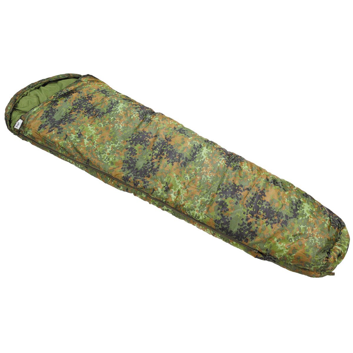 Mummy Sleeping Bag, BW camo, 2-layer filling