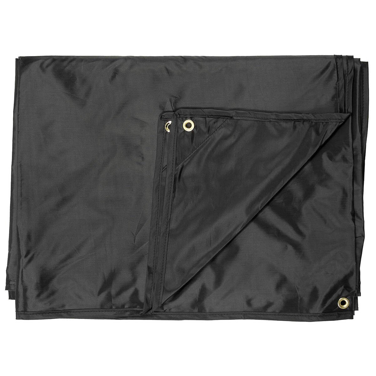 Tarp bâche multi-usages noir, env. 300 x 300 cm