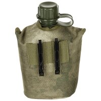 Borraccia in plastica USA, 1 litro, coperchio, HDT-camo FG, senza BPA