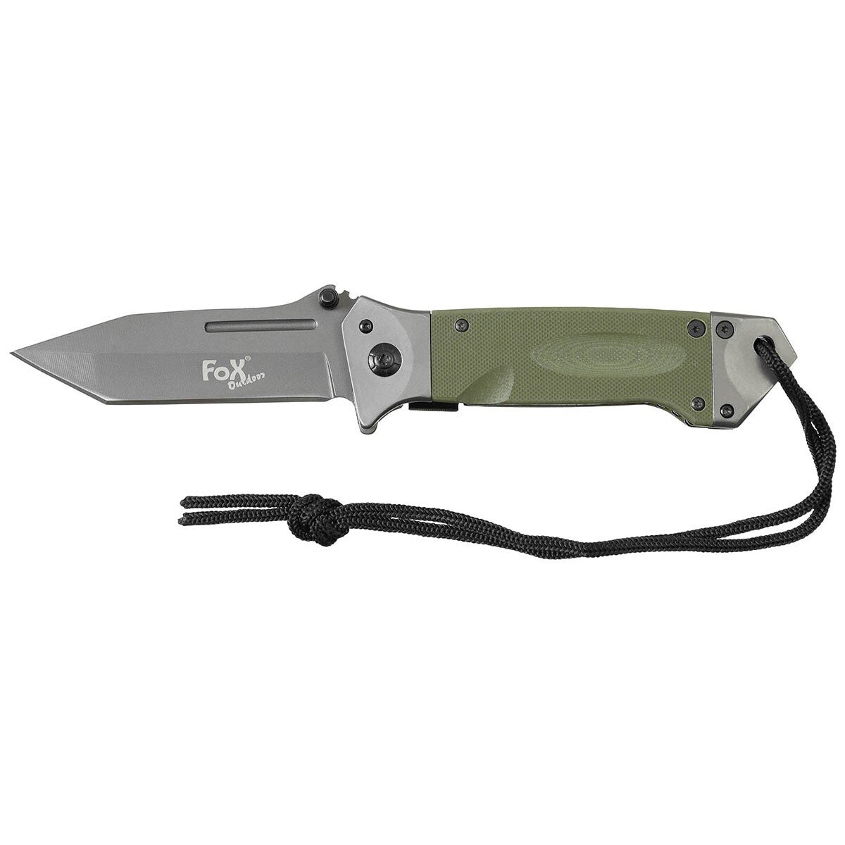 Jack Knife, one-handed, OD green, G10 handle