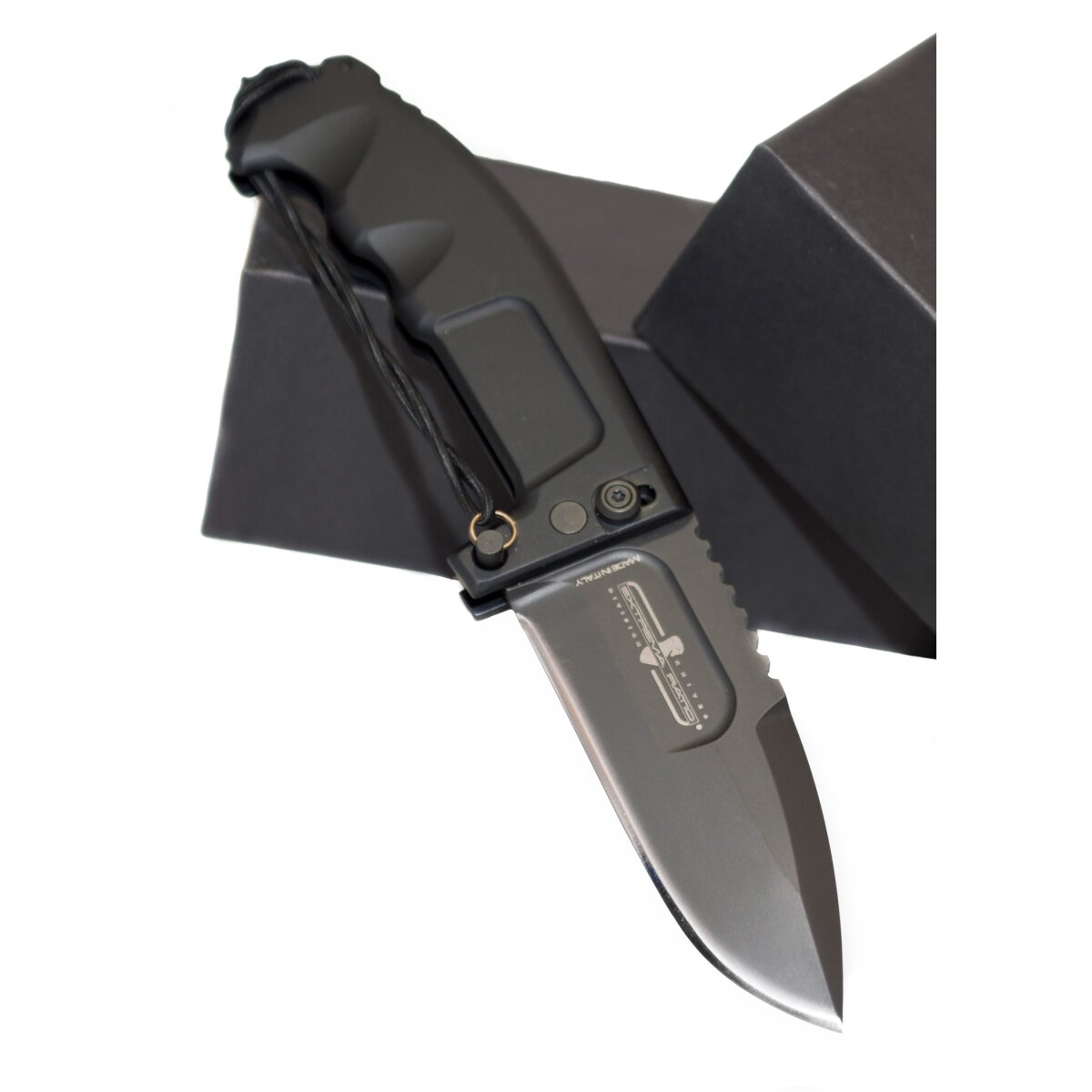 Coltello tascabile Rao II nero, Extrema Ratio