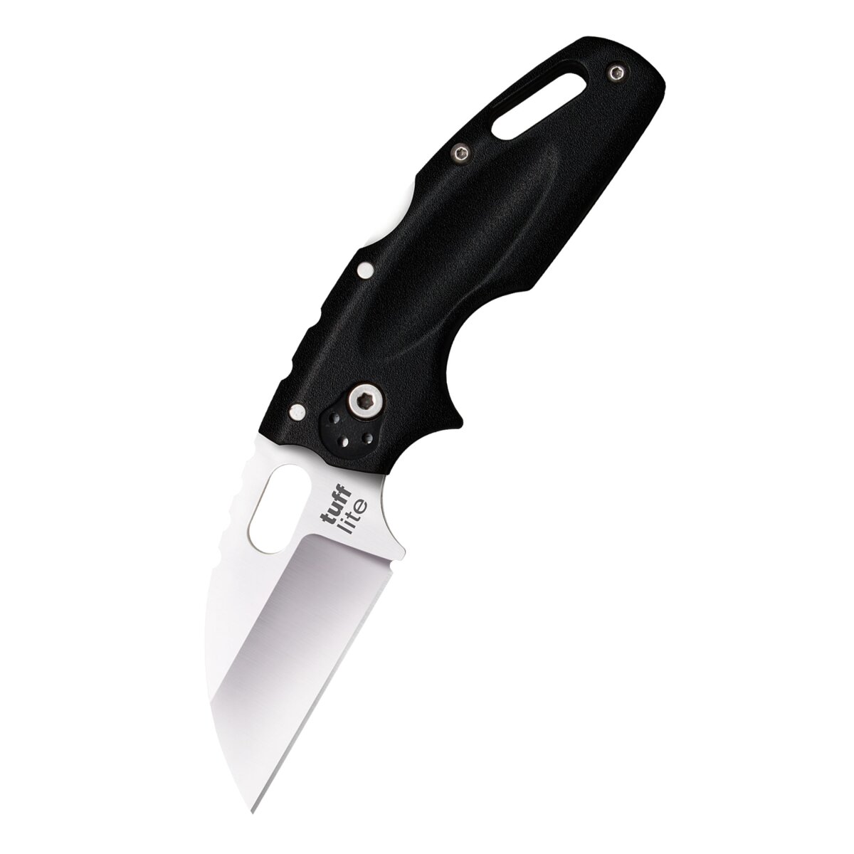 Coltello tascabile Tuff Lite, lama liscia, nero