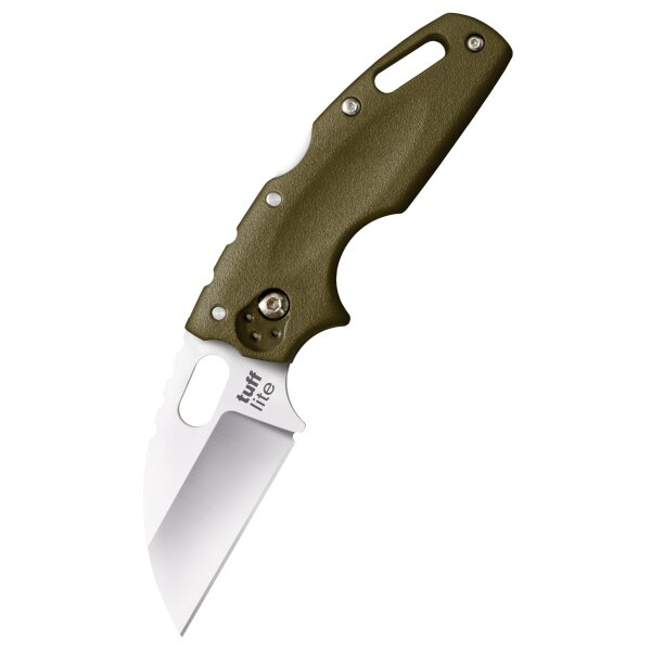 Coltello tascabile Tuff Lite, bordo liscio, verde oliva