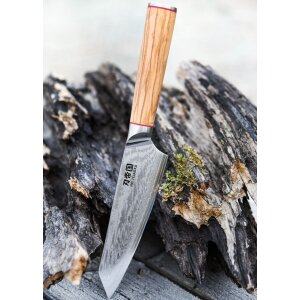 Coltello da chef, lunghezza lama 20 cm, acciaio Damasco