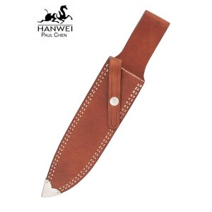 Coltello Bowie di bisonte con manico a spina di pesce