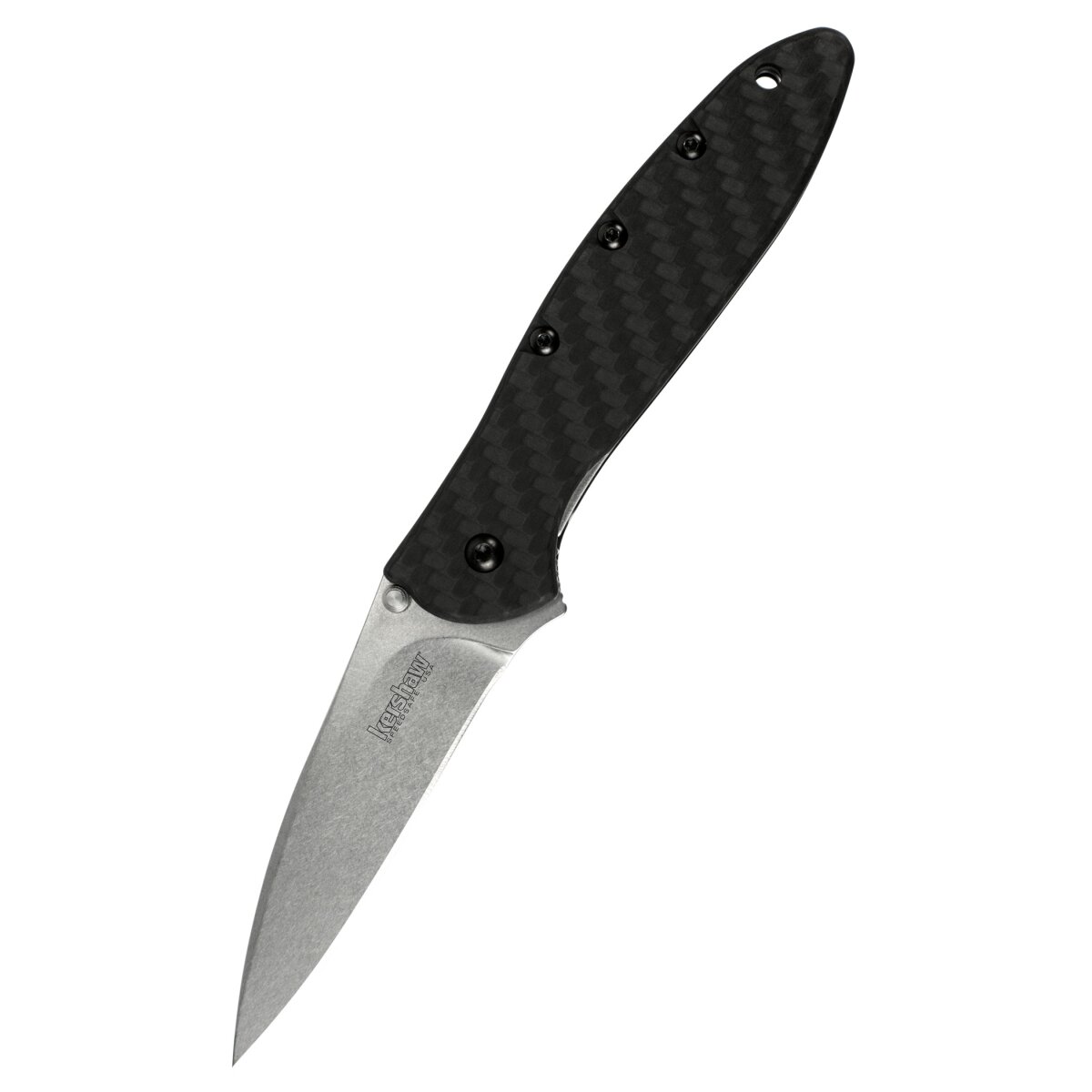 Taschenmesser Kershaw Leek CPM154, Carbon Fiber, Stonewash