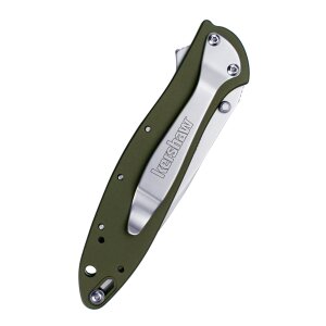 Coltello tascabile Kershaw Leek, verde oliva