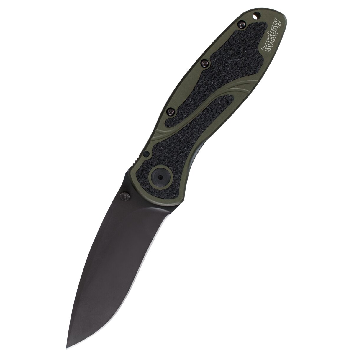 Taschenmesser Kershaw Blur, Olivgrün & Schwarz