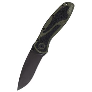 Coltello da tasca Kershaw Blur, verde oliva e nero