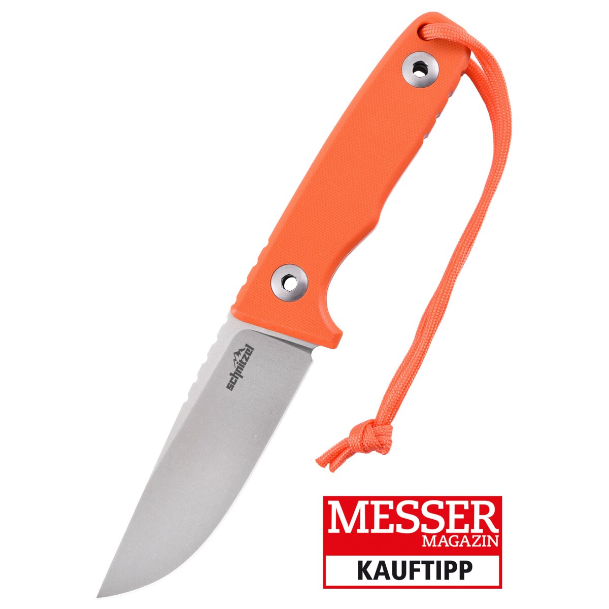 Schnitzel TRI, coltello da esterno, arancione