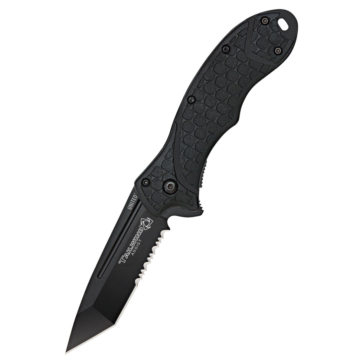 Tailwind Atomic Steel coltello da tasca Tanto, nero