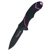 Tailwind Atomic Steel Drop-Point Coltello tascabile, rosa