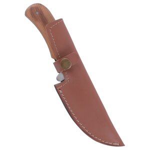 Coltello tascabile con manico in legno dulivo