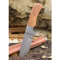 Coltello tascabile con manico in legno dulivo