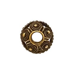 Perla per capelli vichinga rotonda, bronzo