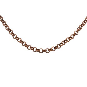 Collana vichinga con chiusura a gancio in ottone, 60 cm