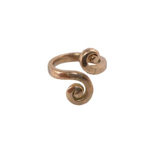 Anello celtico in bronzo "Coda" di diverse dimensioni