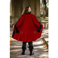 Cappotto pirata rosso/nero "Jack"