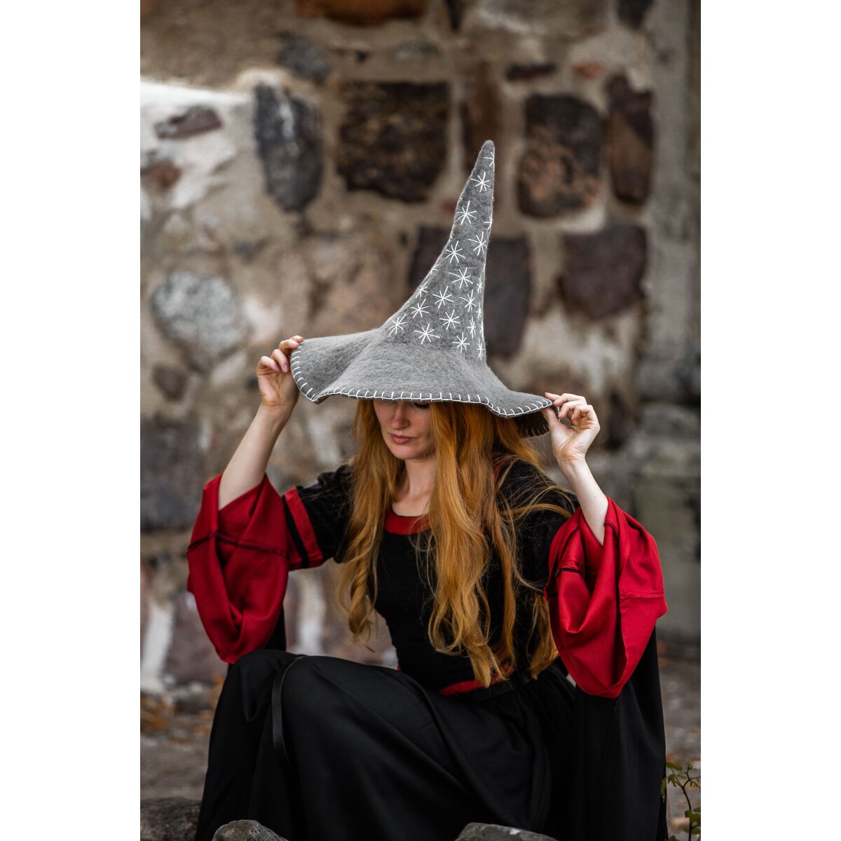 Witch hat "Star" Grey