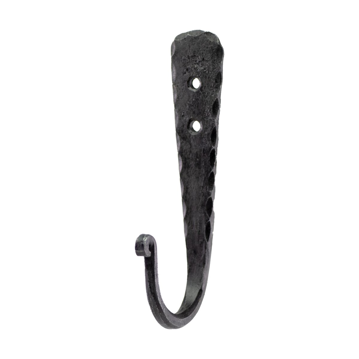 Simple rustic forged wall hook