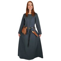 Abito medievale classico o sottoveste blu "Amalie".