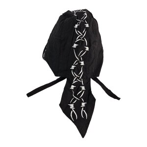 Foulard da pirata per bambini nero