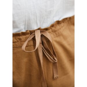 Pantaloni medievali semplici, beige-marrone "Hagen".